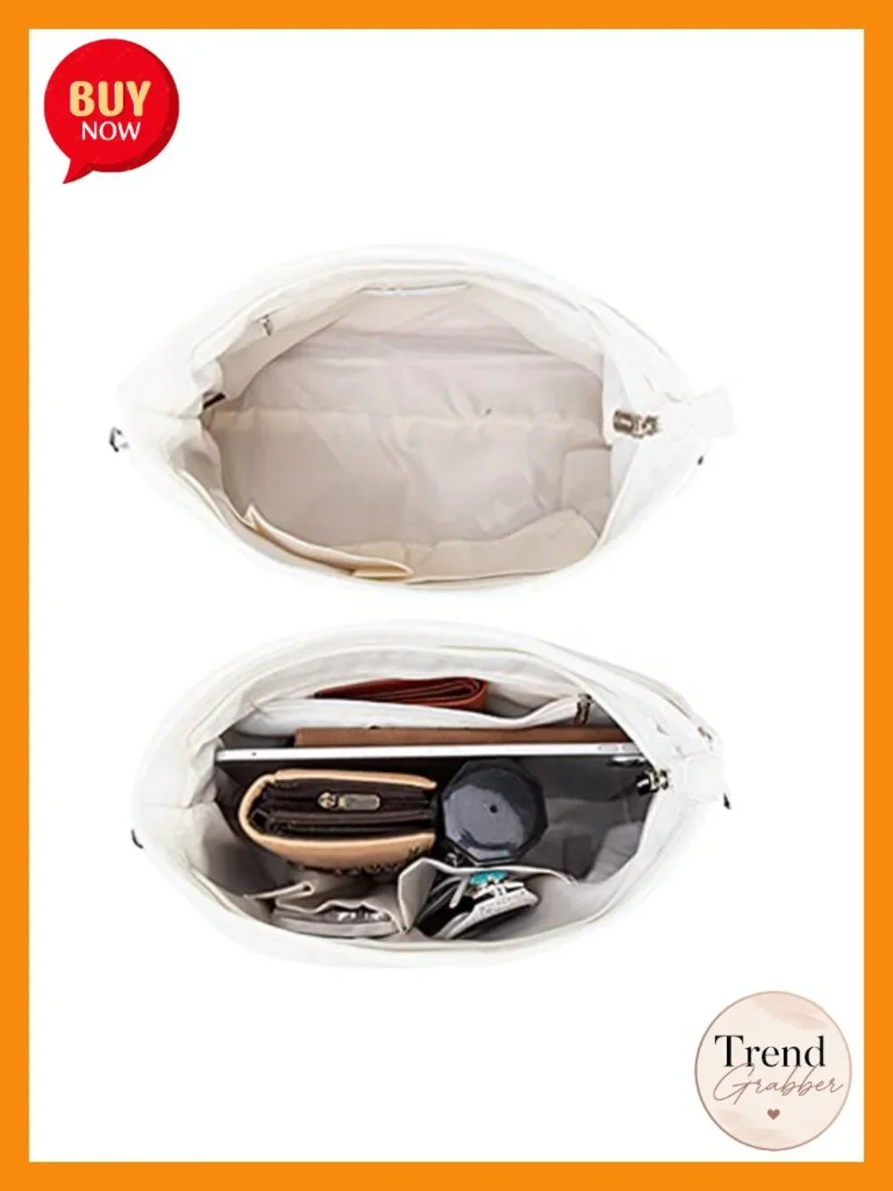 Medium Vegan Leather Hobo Shoulder Bag Crossbody Detachable Strap